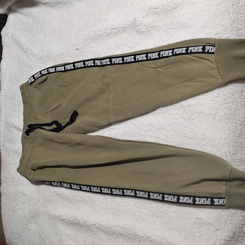 Punk Victoria Secret Sweat Pants Army Green Size Xtra Small